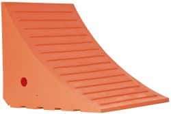 Value Collection - 14-1/2" Wide x 14-1/2" High x 17" Deep, Urethane Wheel Chock - Type I - Eagle Tool & Supply
