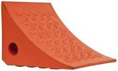 Value Collection - 7" Wide x 6" High x 8" Deep, Urethane Wheel Chock - Type G - Eagle Tool & Supply