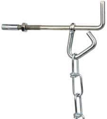 Value Collection - 15 Ft. Chain and Hanger Kit - Steel, Standard Number 2/0 Chain, for Use with Wheel Chocks - Eagle Tool & Supply
