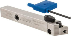 Iscar - PDAC, Right Hand Cut, 90° Lead Angle, 1/2" Shank Height x 1/2" Shank Width, Neutral Rake Indexable Turning Toolholder - 4" OAL, DC..070.. Insert Compatibility, Series Isoturn - Eagle Tool & Supply