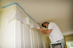 TRIMACO - Medium Weight HDPE Plastic Drop Cloth - 72' x 2', 0.0005" Thick, Tape & Drape - Eagle Tool & Supply