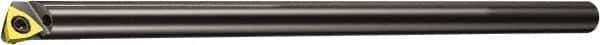 Sandvik Coromant - 10mm Min Bore Diam, 125mm OAL, 8mm Shank Diam, E..SWLPR/L -R Indexable Boring Bar - WPMT 1.2(1)0, WPMT 02 01 02 Insert, Screw or Clamp Holding Method - Eagle Tool & Supply