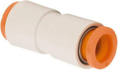 SMC PNEUMATICS - 1/2" OD, Brass/Polybutylene Push-to-Connect Union - 145 Max psi - Eagle Tool & Supply