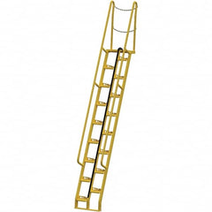 Vestil - 161-7/8" High 350 Lb Capacity 16 Step Alternating Tread Stair - Eagle Tool & Supply