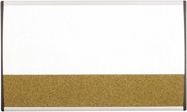 Quartet - 30" High x 18" Wide Combination, Bulletin/Magnetic Dry Erase - Porcelain, Includes Mounting Kit - Eagle Tool & Supply