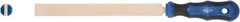Ampco - Stiff Aluminum Bronze Alloy Straight Scraper - 3/4" Blade Width x 8" Blade Length, Soft Grip Handle - Eagle Tool & Supply