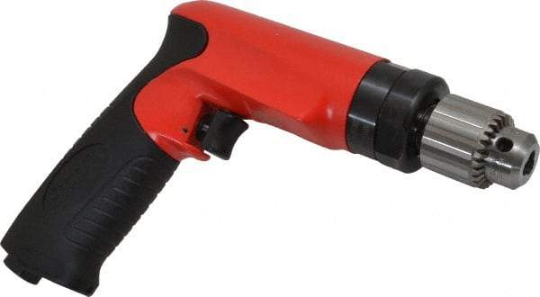 Sioux Tools - 1/4" Keyed Chuck - Pistol Grip Handle, 6,000 RPM, 14.16 LPS, 30 CFM, 1 hp - Eagle Tool & Supply