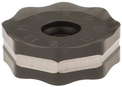 Seco - ONMU090520 M12 Grade MP2500 Carbide Milling Insert - TiCN/Al2O3 Finish, 0.228" Thick, 0.866" Inscribed Circle - Eagle Tool & Supply