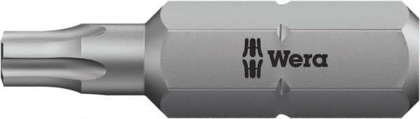 Wera - 1/4" Drive, Pentalobe Screwdriver Bit - 1" OAL - Eagle Tool & Supply