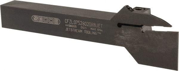 Seco - CFZL, Left Hand Cut, 3/4" Shank Height x 3/4" Shank Width, Indexable Turning Toolholder - 6" OAL, LC.. 2802.. Insert Compatibility, Series Multi-Directional Turning (MDT) - Eagle Tool & Supply