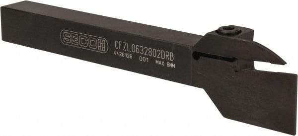 Seco - CFZL, Left Hand Cut, 5/8" Shank Height x 5/8" Shank Width, Indexable Turning Toolholder - 6" OAL, LC.. 2802.. Insert Compatibility, Series Multi-Directional Turning (MDT) - Eagle Tool & Supply
