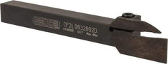 Seco - CFZL, Left Hand Cut, 5/8" Shank Height x 5/8" Shank Width, Indexable Turning Toolholder - 6" OAL, LC.. 2802.. Insert Compatibility, Series Multi-Directional Turning (MDT) - Eagle Tool & Supply