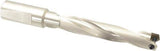 Guhring - 0.827 to 0.846" Diam, 111.6mm Max Depth, 25.4mm Shank Diam, 204mm OAL, Replaceable Tip Drill - HT 800 WP Insert, Series 4108 - Eagle Tool & Supply