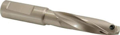 Guhring - 0.65 to 0.669" Diam, 54.1mm Max Depth, 3/4" Shank Diam, 80mm Flute, Replaceable Tip Drill - HT 800 WP Insert, Series 4107 - Eagle Tool & Supply