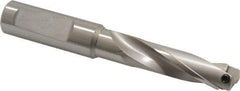 Guhring - 17/32 to 0.551" Diam, 44.6mm Max Depth, 5/8" Shank Diam, 66mm Flute, Replaceable Tip Drill - HT 800 WP Insert, Series 4107 - Eagle Tool & Supply