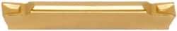 Seco - LCMF, 0.079" Cutting Width, FT, CP600 Grade, Multi-Directional Turning Insert - TiAlN, TiN Coated - Eagle Tool & Supply