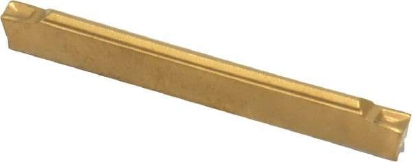Seco - LCMF, 0.079" Cutting Width, FTR6, CP600 Grade, Multi-Directional Turning Insert - TiAlN, TiN Coated - Eagle Tool & Supply