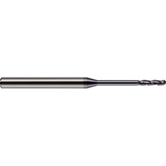 Harvey Tool - Ball End Mills; Mill Diameter (Inch): 5/64 ; Mill Diameter (Decimal Inch): 0.0780 ; Number of Flutes: 3 ; Length of Cut (Inch): 1/2 ; Length of Cut (Decimal Inch): 0.5000 ; Material: Solid Carbide - Exact Industrial Supply