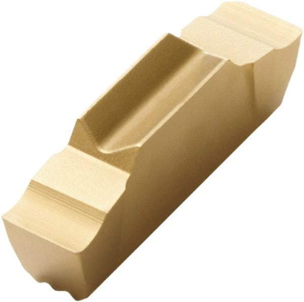 Seco - LCGF, 0.118" Cutting Width, GG, CP500 Grade, Double End Multi-Directional Turning Insert - TiAlN, TiN Coated - Eagle Tool & Supply