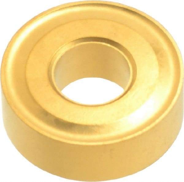 Value Collection - RNMG64 Grade TCN55 Carbide Turning Insert - TiN Finish, Round, 3/4" Inscr Circle, 1/4" Thick - Eagle Tool & Supply