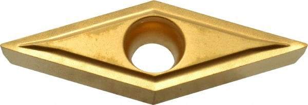 Value Collection - VBMT330.5 Grade TCN55 Carbide Turning Insert - 35° Diamond, 3/8" Inscr Circle, 3/16" Thick, 0.008" Corner Radius - Eagle Tool & Supply