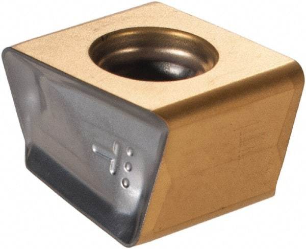 Iscar - HTP LNHT1006 ETR Grade IC330 Carbide Milling Insert - TiCN/TiN Finish, 0.391" Thick, 1mm Corner Radius - Eagle Tool & Supply