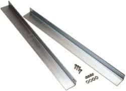 SKB Corporation - Tool Box Steel Rack Accessories - 2" Wide x 1-1/4" Deep x 29-1/2" High, Black, For 30" Shock Racks - Eagle Tool & Supply