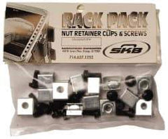 SKB Corporation - Tool Box Steel Rack Accessories - Black, For Rack Mount Hardware - Eagle Tool & Supply