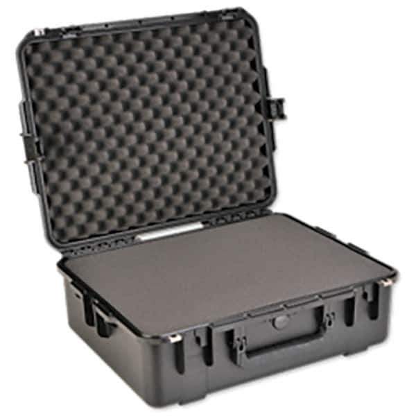 SKB Corporation - 19-1/2" Wide x 8-55/64" High, Clamshell Hard Case - Black, Polystyrene - Eagle Tool & Supply
