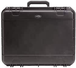 SKB Corporation - 15-1/2" Wide x 7-1/2" High, Molded Case - Black, Polypropylene - Eagle Tool & Supply