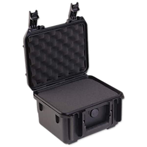 SKB Corporation - 9-1/2" Wide x 6-1/8" High, Clamshell Hard Case - Black, Polystyrene - Eagle Tool & Supply