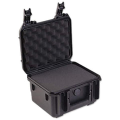SKB Corporation - 9-1/2" Wide x 6-1/8" High, Clamshell Hard Case - Black, Polystyrene - Eagle Tool & Supply