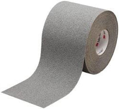 3M - Gray Solid Color Anti-Slip Vinyl Tape - 6" Wide x 60' Long - Eagle Tool & Supply