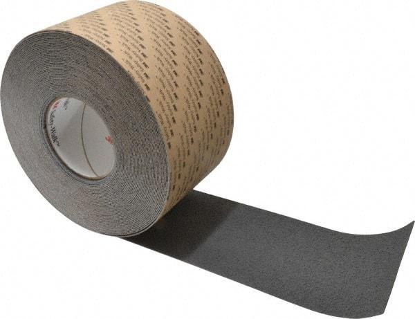 3M - Gray Solid Color Anti-Slip Vinyl Tape - 4" Wide x 60' Long - Eagle Tool & Supply