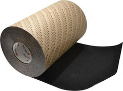 3M - Black Solid Color Anti-Slip Vinyl Tape - 12" Wide x 60' Long - Eagle Tool & Supply