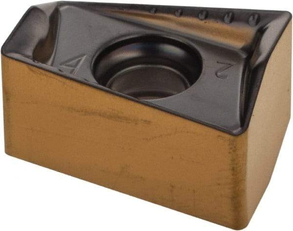 Iscar - H490 ANKX1706 RM Grade IC808 Carbide Milling Insert - TiAlN/AlTiN/TiN Finish, 0.4094" Thick, 0.8mm Corner Radius - Eagle Tool & Supply