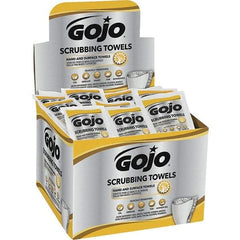 GOJO - Pre-Moistened Hand Cleaning Wipes - Packet, 8" x 8" Sheet Size, Red - Eagle Tool & Supply