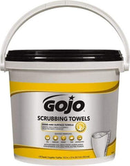 GOJO - Pre-Moistened Hand Cleaning Wipes - Canister, 12-1/4" x 10-1/2" Sheet Size, Red - Eagle Tool & Supply