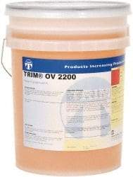 Master Fluid Solutions - Trim OV 2200, 5 Gal Pail Cutting & Grinding Fluid - Straight Oil, For Thread Rolling - Eagle Tool & Supply