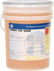 Master Fluid Solutions - Trim OV 2200, 5 Gal Pail Cutting & Grinding Fluid - Straight Oil, For Thread Rolling - Eagle Tool & Supply