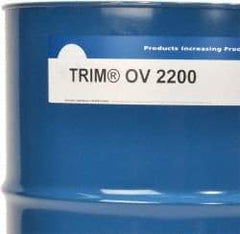 Master Fluid Solutions - Trim OV 2200, 54 Gal Drum Cutting & Grinding Fluid - Straight Oil, For Thread Rolling - Eagle Tool & Supply