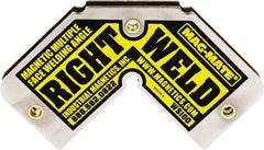 Mag-Mate - 4-3/4" Wide x 9/16" Deep x 2-3/4" High Ceramic Magnetic Welding & Fabrication Square - 40 Lb Average Pull Force - Eagle Tool & Supply