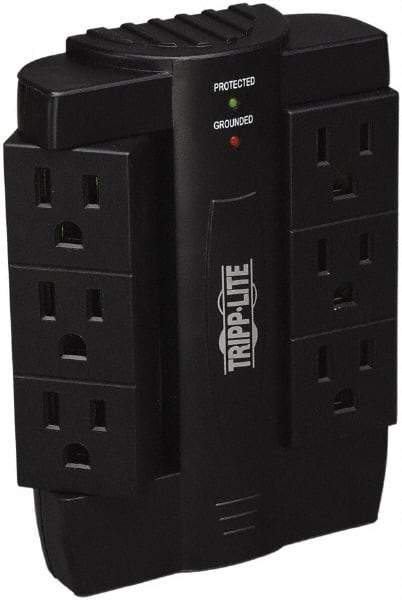Tripp-Lite - 6 Outlets, 120 VAC15 Amps, Power Outlet Strip - Floor, Keyhole Mount, 5-15 NEMA Configuration, 2-1/4" Strip - Eagle Tool & Supply