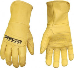 Youngstown - Size S, Leather or Synthetic Leather, Arc Flash Gloves - Unlined, 20.8 cal/Sq cm Max Arc Protection, HRC 2, NFPA70E - Eagle Tool & Supply