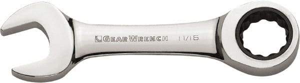 GearWrench - 3/4" 12 Point Combination Wrench - Chrome Vanadium Steel, Full Polish Finish - Eagle Tool & Supply