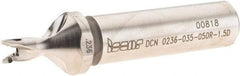 Iscar - 0.236" to 1/4" Diam, 1.5xD, 0.35" Max Depth, 1/2" Shank Diam, 2.87" OAL, Replaceable-Tip Drill - FCP, ICK, ICK-2M, ICM, ICN, ICP, iCP-2M Insert, 6 Seat Size, 51643898 Toolholder, Series SumoCham - Eagle Tool & Supply