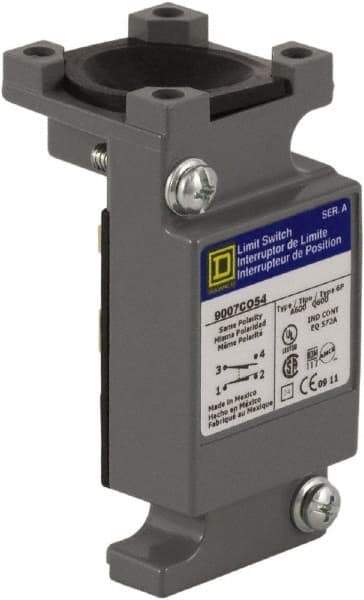 Square D - 4.2 Inch Long, Zinc Body, Limit Switch Plug In Unit - For Use with 9007, 9007C - Eagle Tool & Supply