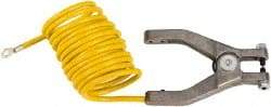 Justrite - Drum Bondwires End Style: Hand Clamp + " Terminal Length (Feet): 10.00 - Eagle Tool & Supply