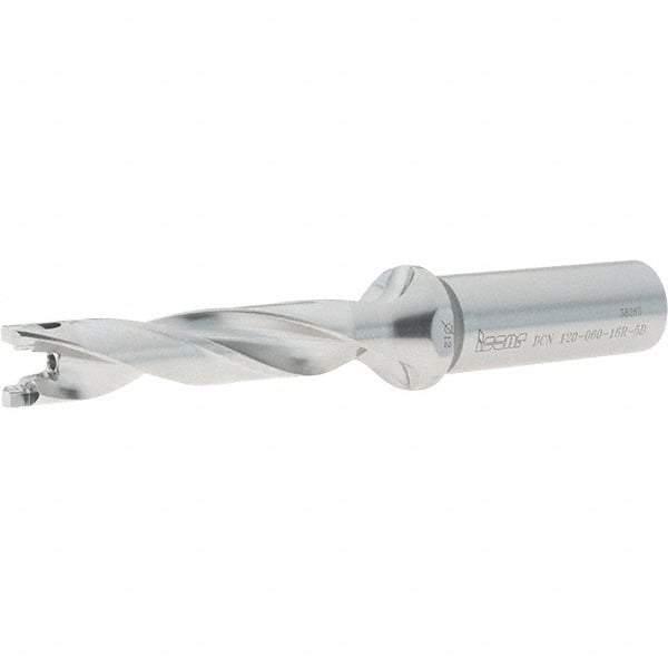 Iscar - 12mm to 12.4mm Diam, 5xD, 60mm Max Depth, 16mm Shank Diam, 125mm OAL, Replaceable-Tip Drill - FCP, ICK, ICK-2M, ICM, ICN, ICP, iCP-2M Insert, 12 Seat Size, 51665537 Toolholder, Series SumoCham - Eagle Tool & Supply