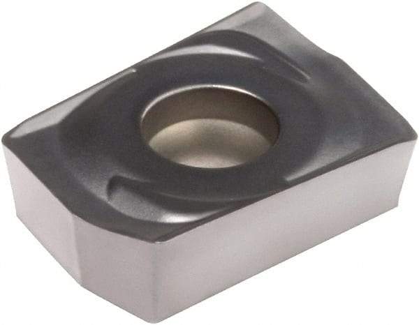 Kennametal - DFR030204 LD Grade KCU40 Carbide Indexable Drill Insert - TiN/TiAlN Finish, 6mm Inscribed Circle - Eagle Tool & Supply